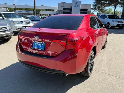 Barcelona Red Metallic 2019 Toyota Corolla SE