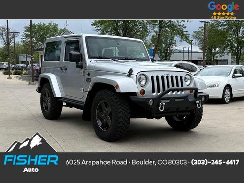 Bright Silver Clearcoat Metallic 2012 Jeep Wrangler Rubicon
