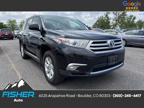 Black 2012 Toyota Highlander SE