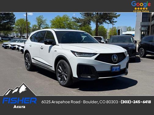 Platinum White Pearl 2026 Acura MDX A-Spec