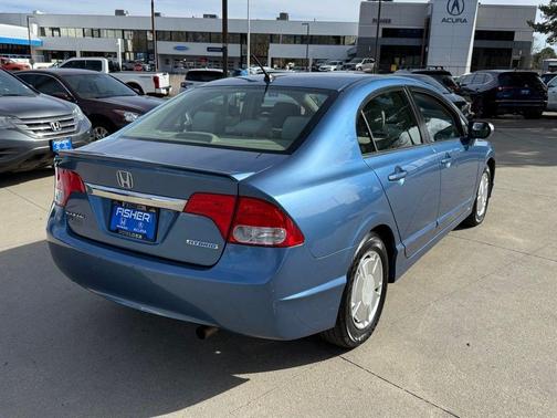 Blue 2010 Honda Civic Hybrid