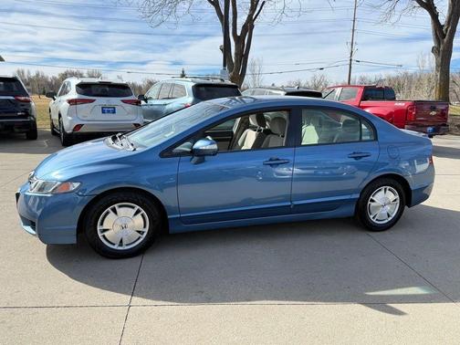 Blue 2010 Honda Civic Hybrid