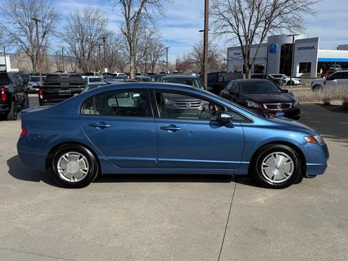 Blue 2010 Honda Civic Hybrid