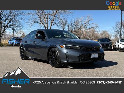 Meteorite Gray Metallic 2026 Honda Civic Sport