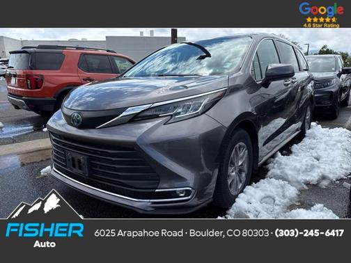 Predawn Gray Mica 2022 Toyota Sienna XLE