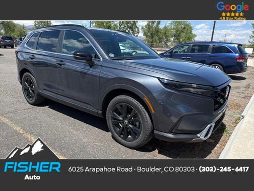 Gray 2024 Honda CR-V Hybrid Sport Touring