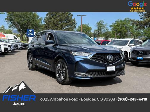 Fathom Blue Pearl 2026 Acura MDX Advance Package