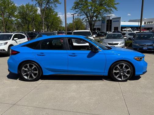 Blue 2026 Honda Civic Hybrid Sport Touring