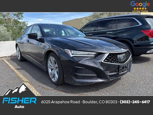 Purple 2021 Acura TLX Technology