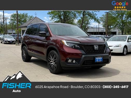 Dark Cherry 2019 Honda Passport EX-L