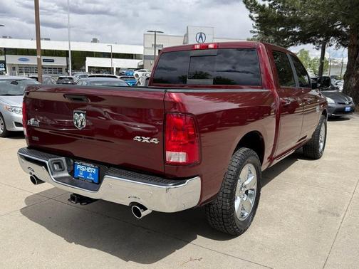 Red 2018 RAM 1500 Big Horn