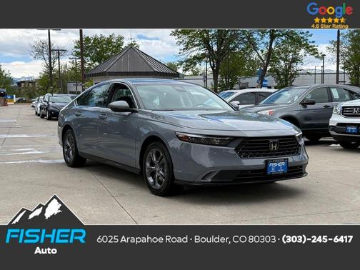 Gray 2023 Honda Accord Hybrid EX-L