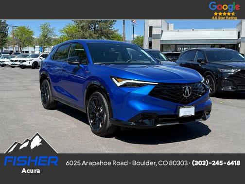 Blue 2025 Acura ADX A-Spec Advance