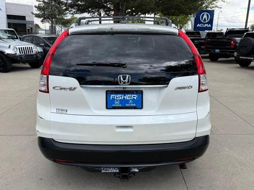 White 2014 Honda CR-V EX-L