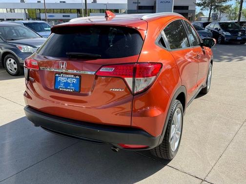 Orange 2019 Honda HR-V EX-L