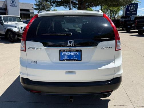 White 2013 Honda CR-V EX-L