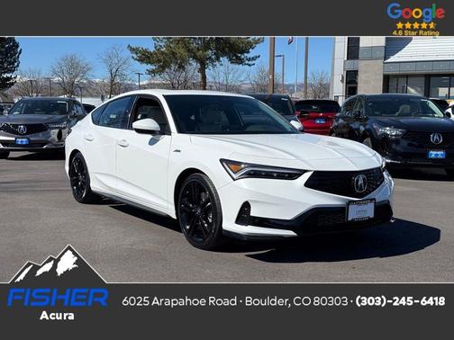 Platinum White Pearl 2026 Acura Integra A-Spec