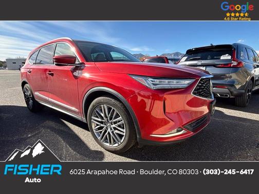Red 2024 Acura MDX Advance