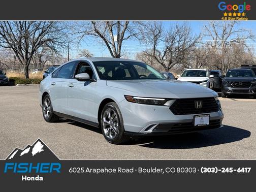 Gray 2025 Honda Accord Hybrid EX-L