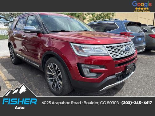 Ruby Red Metallic 2016 Ford Explorer Platinum