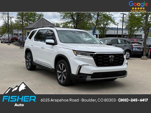 White 2025 Honda Pilot Touring