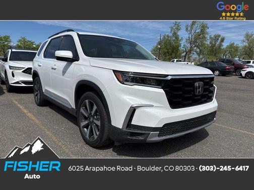 White 2025 Honda Pilot Touring