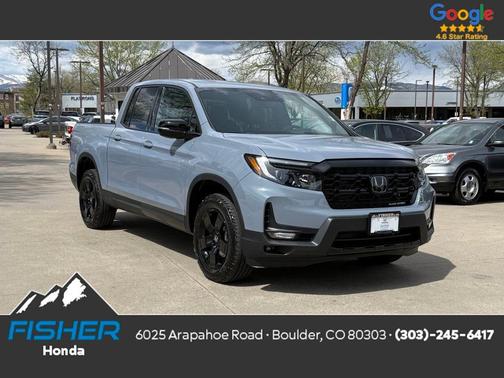 Sonic Gray Pearl 2026 Honda Ridgeline Black Edition