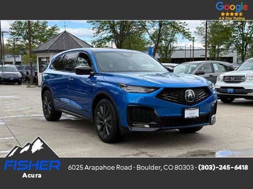 Blue 2026 Acura MDX A-Spec