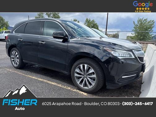 Black 2016 Acura MDX 3.5L