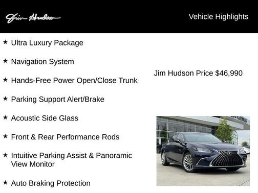 2022 Lexus ES 350 Ultra Luxury
