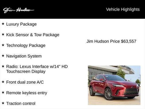 2024 Lexus RX 350 Luxury