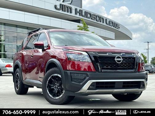 Scarlet Ember Tintcoat 2025 Nissan Pathfinder Rock Creek 4WD