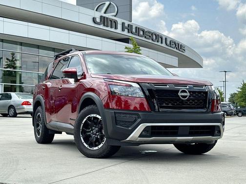 Scarlet Ember Tintcoat 2025 Nissan Pathfinder Rock Creek 4WD