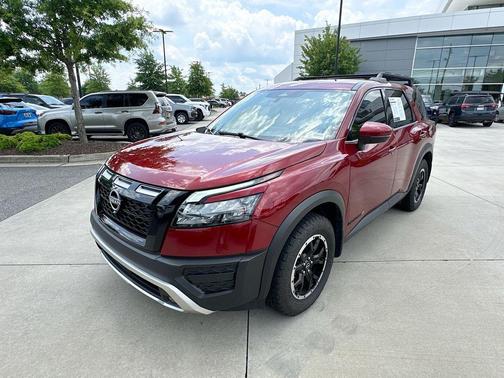 Scarlet Ember Tintcoat 2025 Nissan Pathfinder Rock Creek 4WD