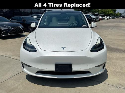 Pearl White Multi-Coat 2021 Tesla Model Y Performance Dual Motor All-Wheel Drive