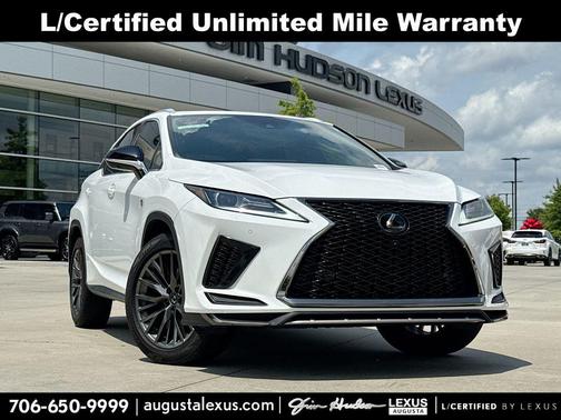 Ultra White 2021 Lexus RX 350 F SPORT Handling
