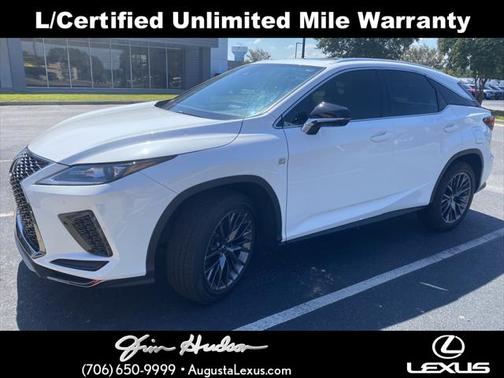 Ultra White 2021 Lexus RX 350 F SPORT Handling