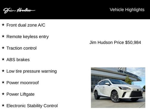 2023 Lexus RX 350 Premium Plus