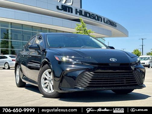 Midnight Black Metallic 2025 Toyota Camry LE