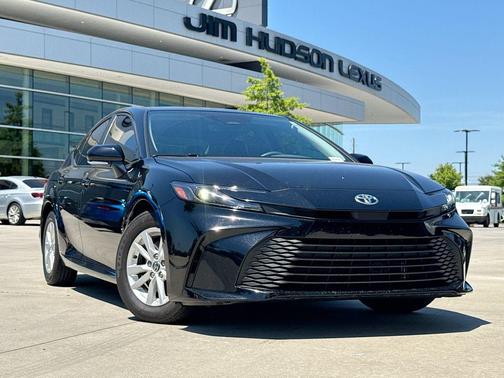 Midnight Black Metallic 2025 Toyota Camry LE