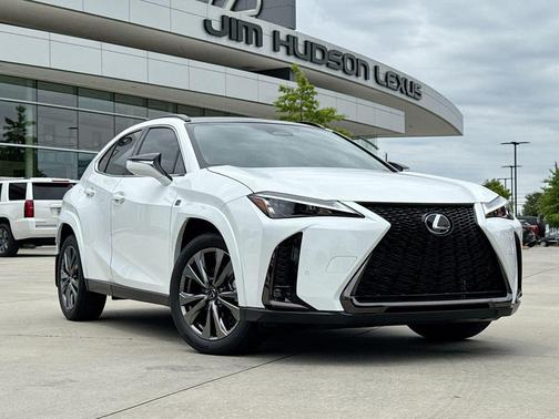Ultra White w/Obsidian Roof 2026 Lexus UX 300h F SPORT Design