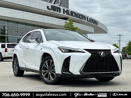 Ultra White w/Obsidian Roof 2026 Lexus UX 300h F SPORT Design