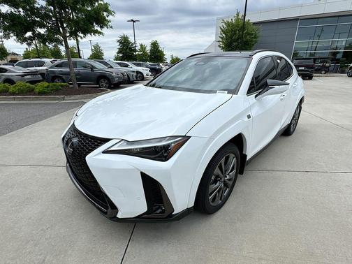 Ultra White w/Obsidian Roof 2026 Lexus UX 300h F SPORT Design