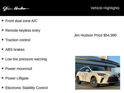 2023 Lexus RX 350 Luxury