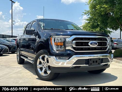 Antimatter Blue Metallic 2022 Ford F-150 XLT