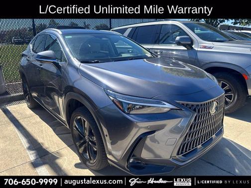 Cloudburst Gray 2025 Lexus NX 450h+ Luxury