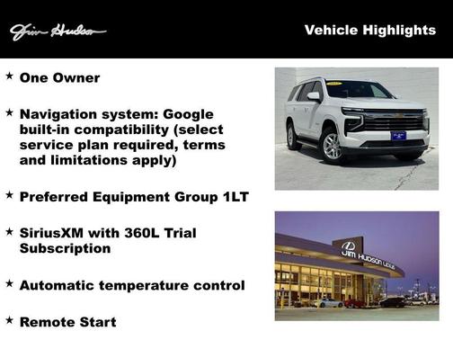 Summit White 2025 Chevrolet Tahoe LT