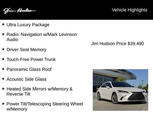 2020 Lexus ES 350 Ultra Luxury