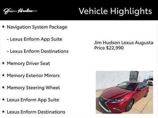 2016 Lexus ES 350 Base