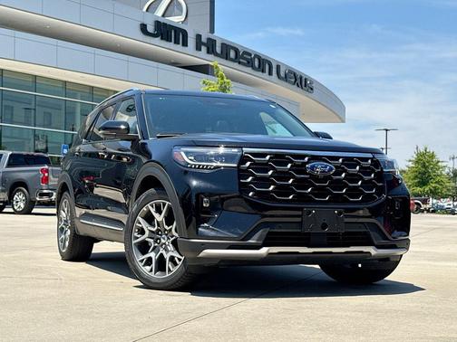 Agate Black Metallic 2025 Ford Explorer Platinum